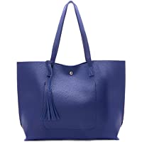  - Myhozee Bolso de Mujer Hombro Grande Bolso Bandolera Bolsos de Mujer de Cuero Suave de PU Cuero para Las Damas Shopper…